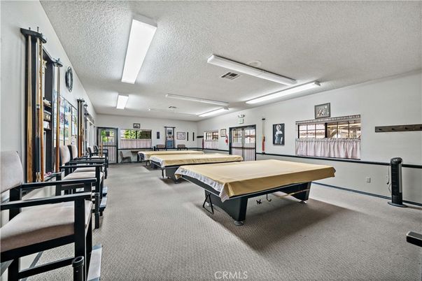 Billiard Table, Fitness Equipment, Game Room, Interior, Recessed Lighting