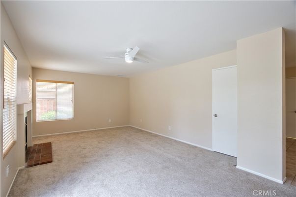 Empty room, Fireplace, Interior