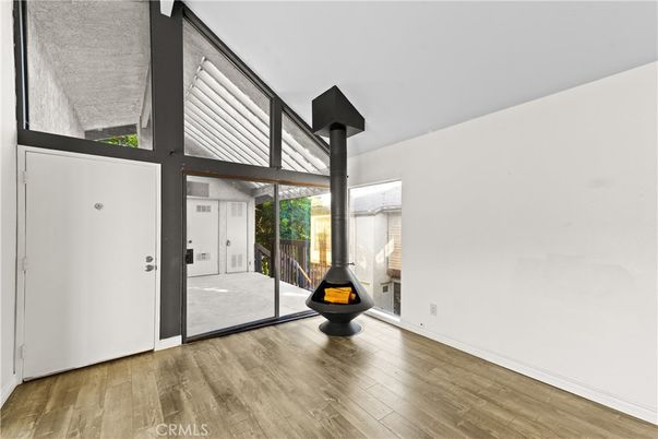 Fireplace, Interior, Wood Texture Flooring