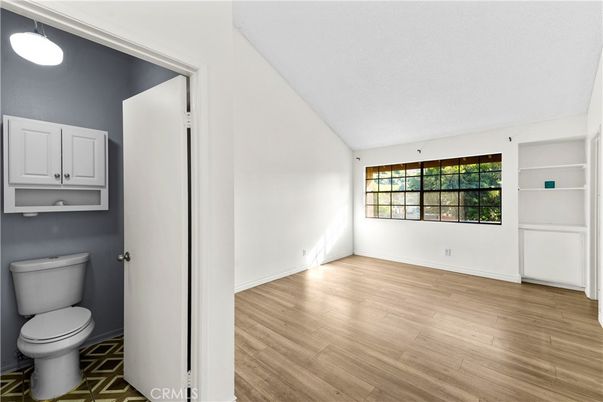 Bathroom, Empty room, Interior, Pendant Lights, Wood Texture Flooring