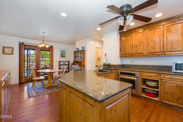 Chandelier, Dining room, Interior, Kitchen, Recessed Lighting, Wood Texture Flooring