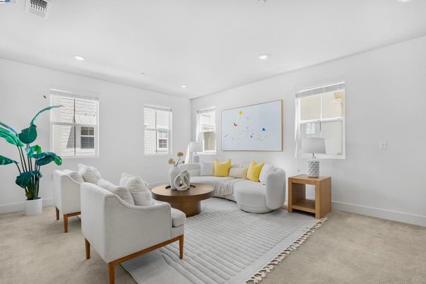 Interior, Living room, Recessed Lighting