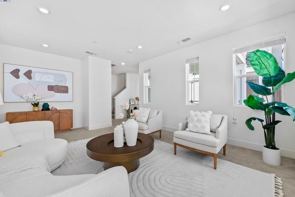 Interior, Living room, Recessed Lighting