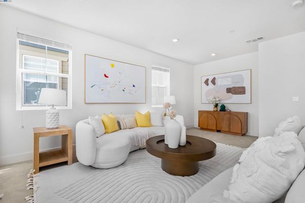 Interior, Living room, Recessed Lighting