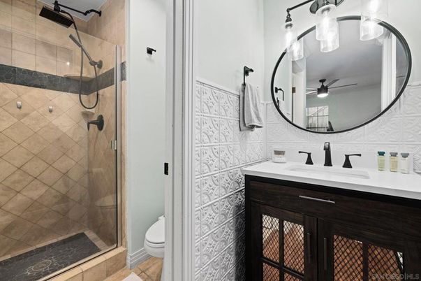 Bathroom, Glass Shower, Interior