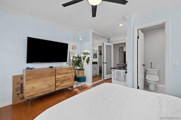 Bathroom, Bedroom, Interior, Recessed Lighting, Wood Texture Flooring