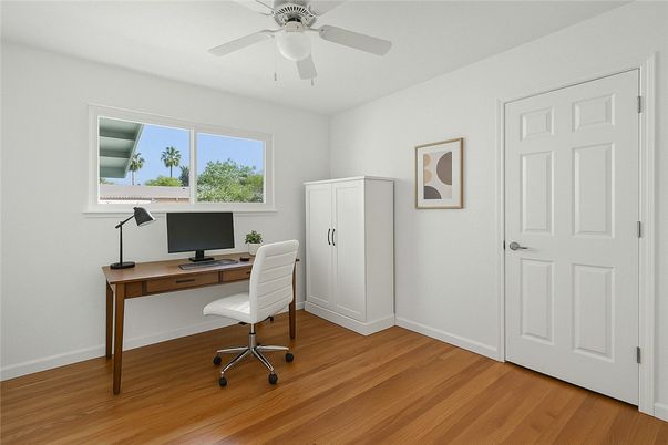 Home Office, Interior, Wood Texture Flooring