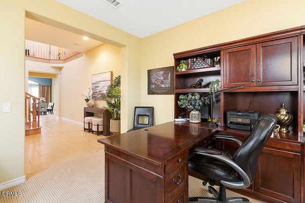 Home Office, Interior, Recessed Lighting