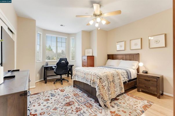 Bedroom, Home Office, Interior, Wood Texture Flooring