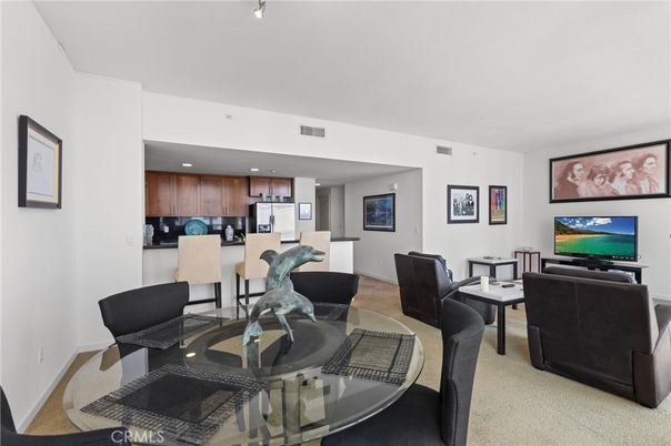 Dining room, Interior, Kitchen, Living room, Recessed Lighting, Stainless Steel Appliances