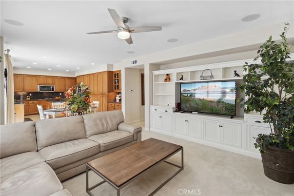 Dining room, Interior, Kitchen, Living room, Recessed Lighting