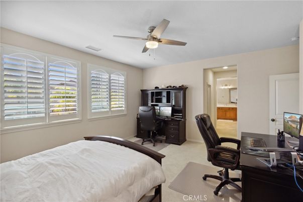 Bedroom, Home Office, Interior, Recessed Lighting