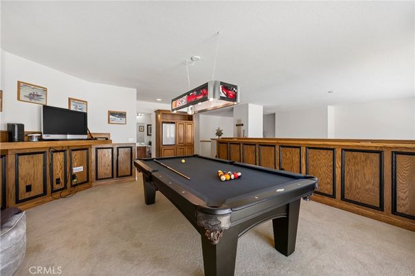 Billiard Table, Game Room, Interior, Pendant Lights, Recessed Lighting