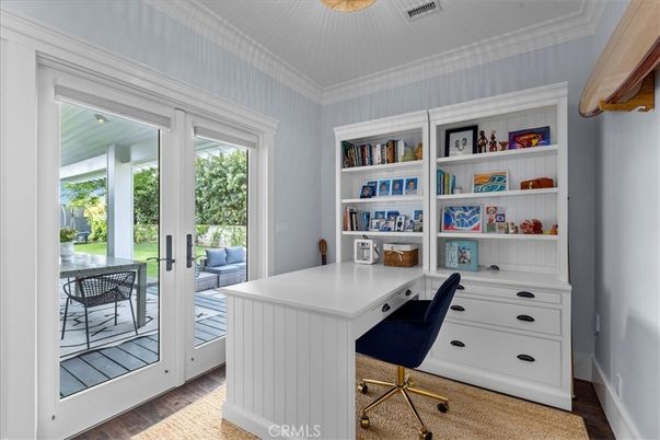 Home Office, Interior, Wood Texture Flooring