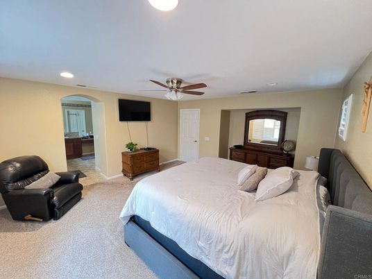 Bedroom, Interior, Recessed Lighting