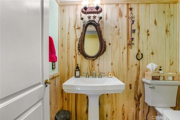 Bathroom, Interior, Wooden Walls