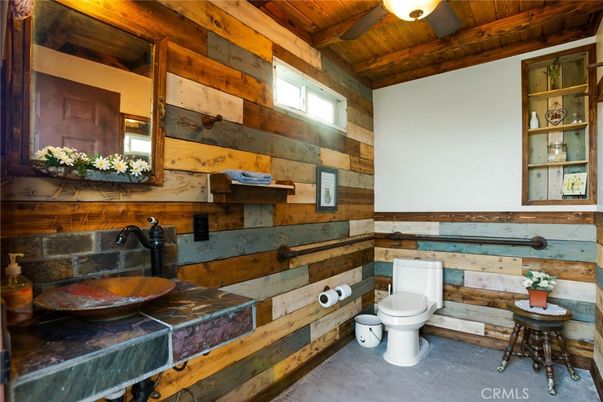 Bathroom, Interior, Wooden Beams, Wooden Ceilings, Wooden Walls