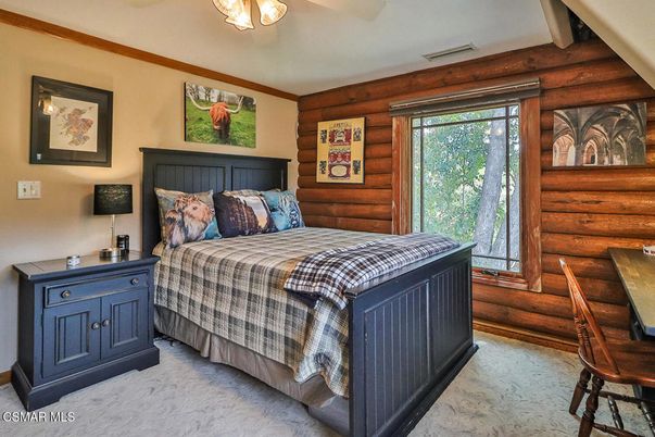 Bedroom, Interior, Wooden Walls