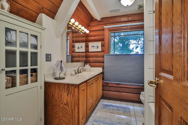Bathroom, Interior, Wooden Walls