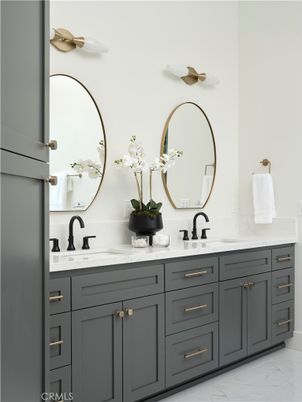 Bathroom, Dual Sink Vanities, Interior, Marble