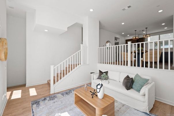 Interior, Pendant Lights, Recessed Lighting, Wood Texture Flooring