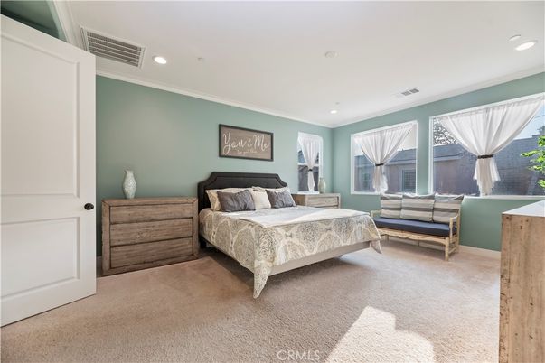 Bedroom, Interior, Recessed Lighting