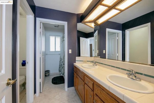 Bathroom, Dual Sink Vanities, Interior, Tile Countertops