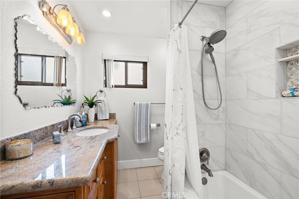 Bathroom, Dual Sink Vanities, Interior, Marble Walls, Recessed Lighting
