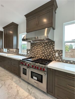 Interior, Kitchen, Marble, Stainless Steel Appliances