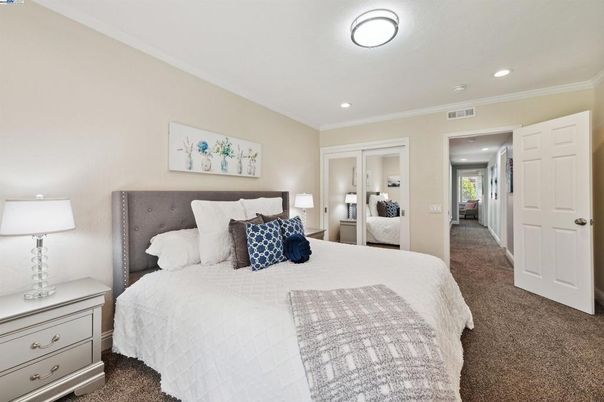 Bedroom, Interior, Recessed Lighting