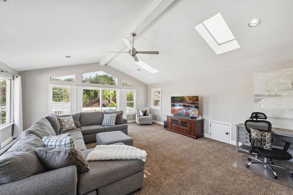 Home Office, Interior, Living room, Recessed Lighting