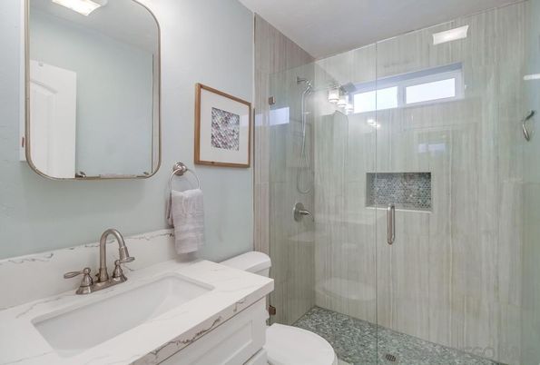 Bathroom, Glass Shower, Interior