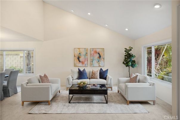 Interior, Living room, Recessed Lighting