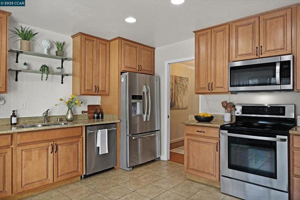 Interior, Kitchen, Recessed Lighting, Stainless Steel Appliances