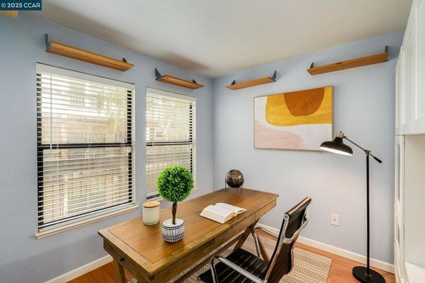 Home Office, Interior, Wood Texture Flooring