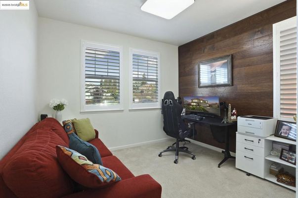 Home Office, Interior, Wooden Walls