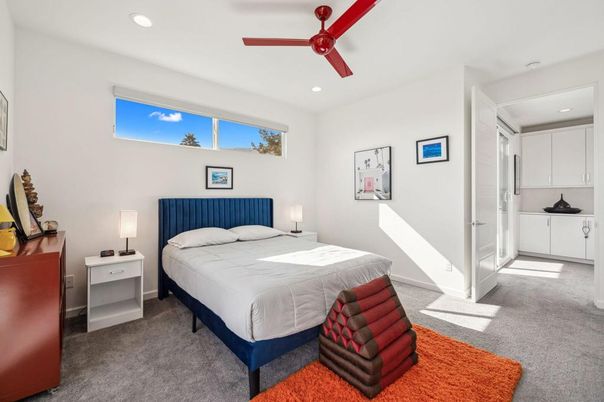 Bedroom, Interior, Recessed Lighting