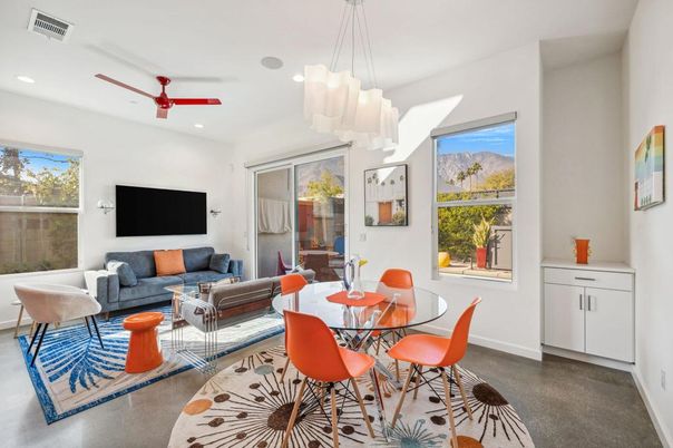 Dining room, Interior, Living room, Pendant Lights, Recessed Lighting