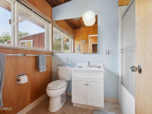 Bathroom, Interior, Wooden Walls