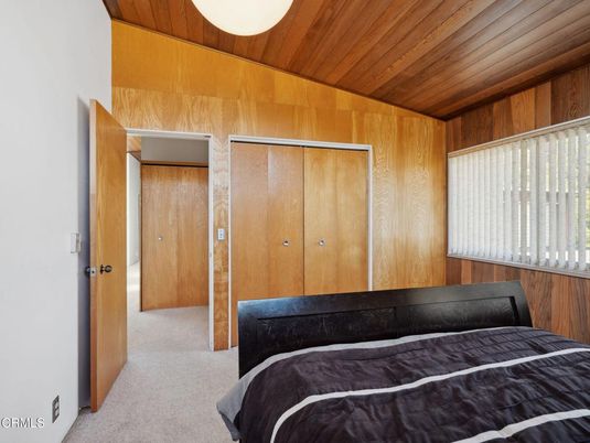 Bedroom, Interior, Wooden Ceilings, Wooden Walls