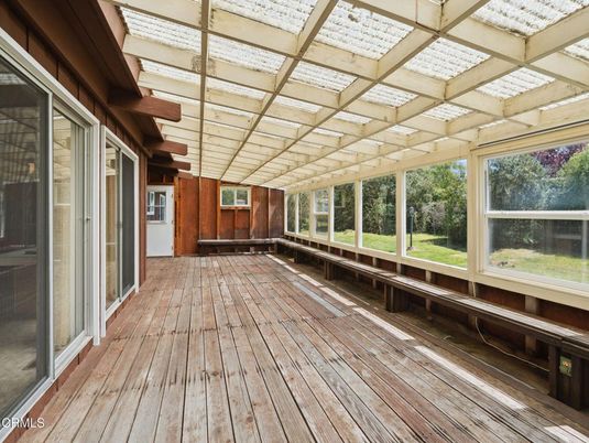 Interior, Sun Room, Wood Texture Flooring