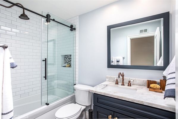 Bathroom, Glass Shower, Interior