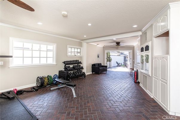 Fitness Equipment, Interior, Recessed Lighting