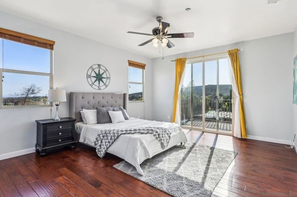 Bedroom, Interior, Wood Texture Flooring