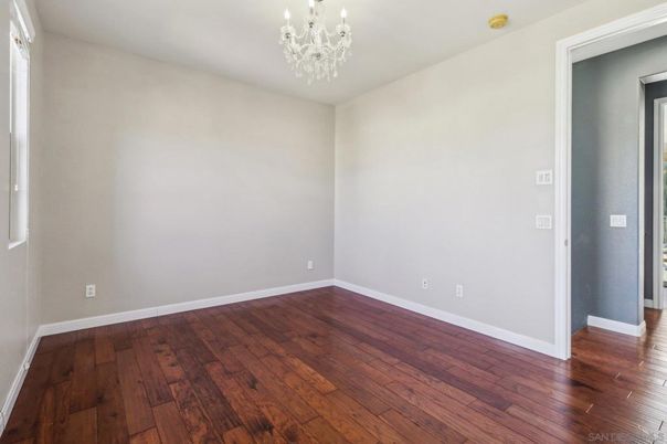 Chandelier, Empty room, Interior, Wood Texture Flooring