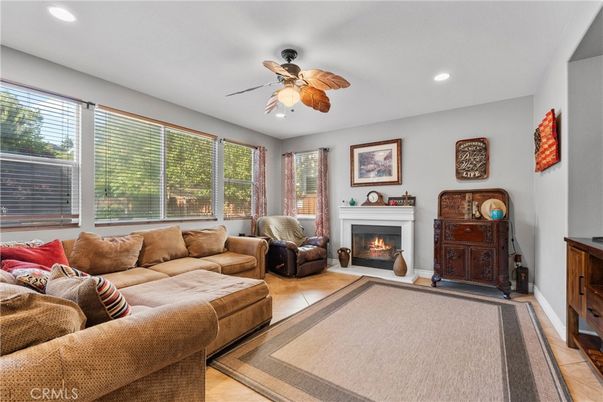 Fireplace, Interior, Living room, Recessed Lighting
