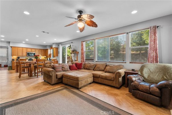 Dining room, Interior, Kitchen, Living room, Recessed Lighting