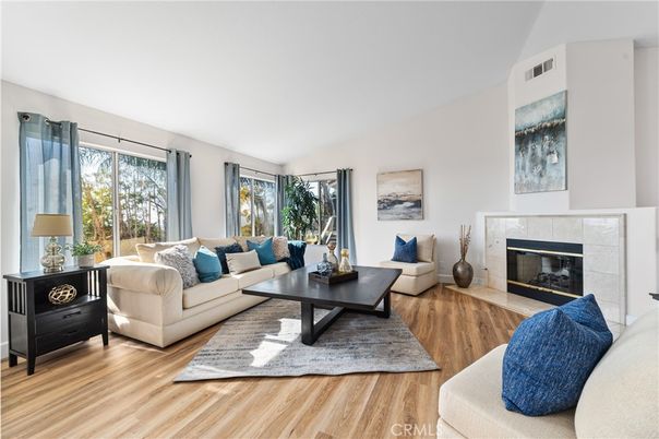 Fireplace, Interior, Living room, Wood Texture Flooring