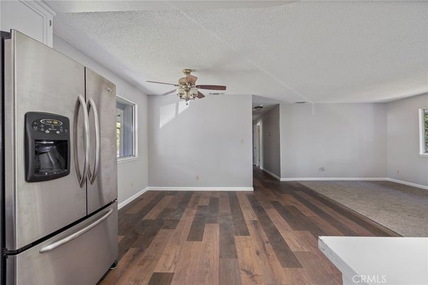 Empty room, Interior, Kitchen, Wood Texture Flooring
