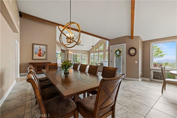Chandelier, Dining room, Interior, Pendant Lights, Wooden Beams